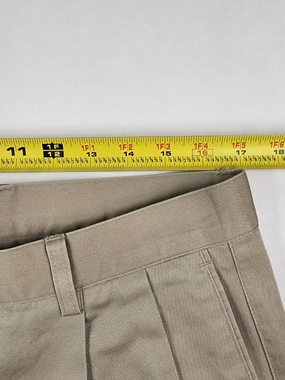 Covington Mens 36x34 Khaki Chino Pants 100% Cotton Double Pleated Classic NWT